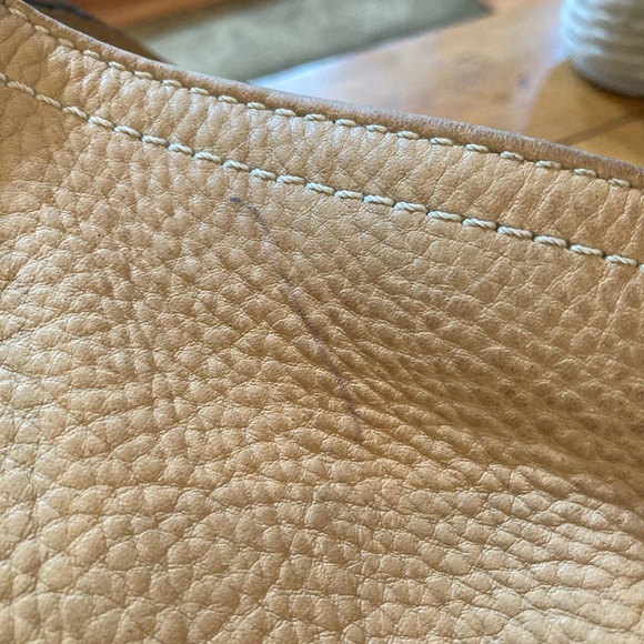 Coach Tan Pebbled Leather Hobo Shoulder Bag - Picture 10 of 11